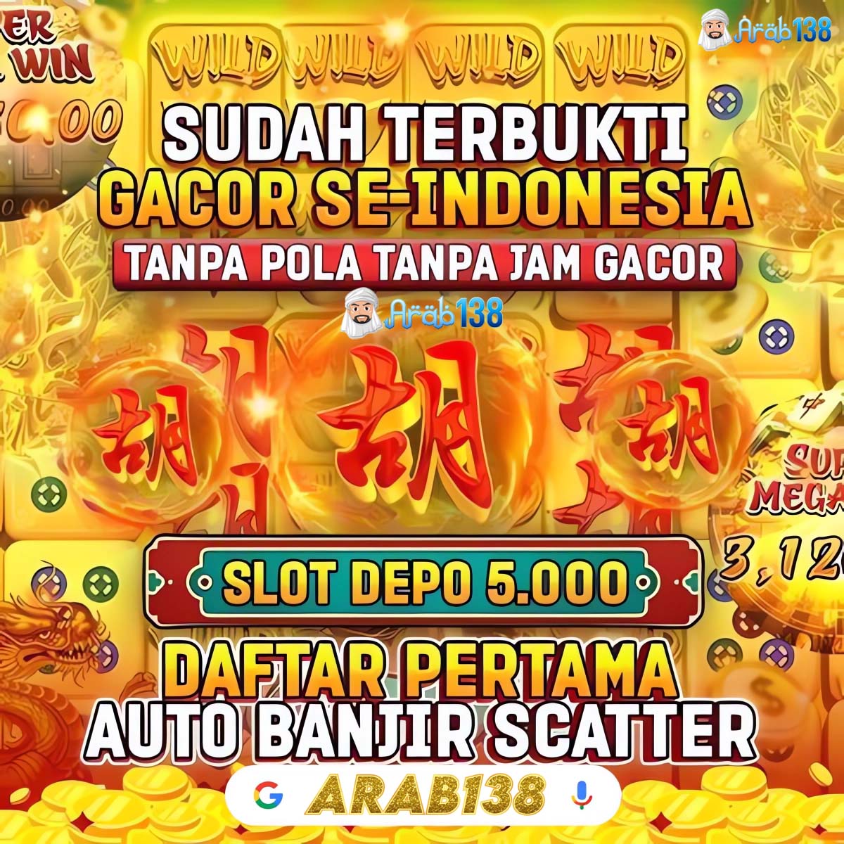ARAB138 : Situs Slot Gacor Online Link Server Luar Negeri Gampang Maxwin